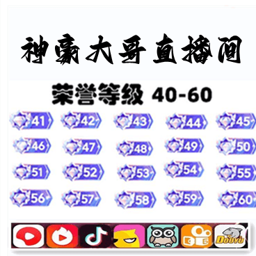 买个抖音60级号大概多少钱